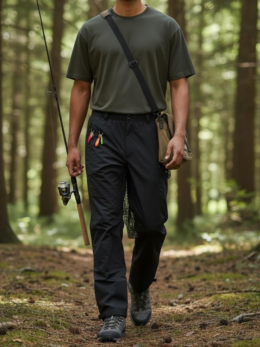Cabela’s Gore-Tex Men's Black Outdoor Hiking-fishing Pants - outdoors